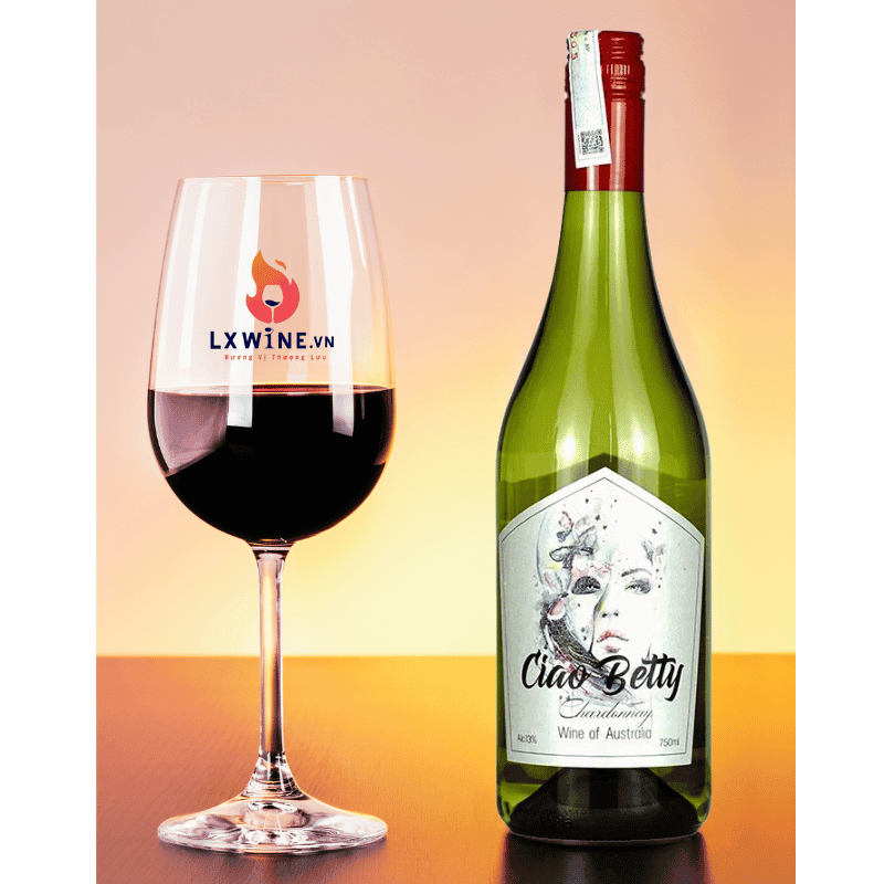Rượu vang trắng Úc Ciao Betty Chardonnay